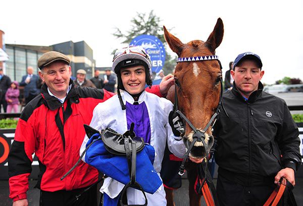 Winner alright, winner alright, Luke McAteer after scoring at his 1st attempt  - on Pirolo