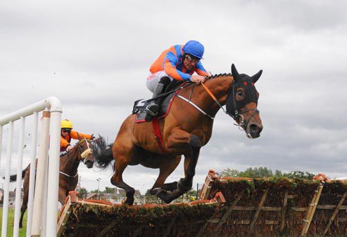Knockmaole Boy gets over the last