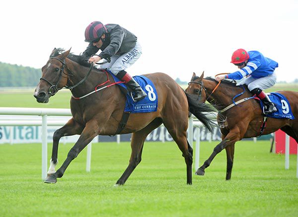 Casla in control at the Curragh