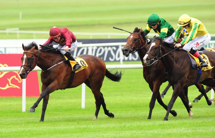 True Valour winning at the Curragh