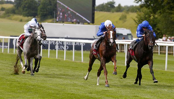 James Doyle (white cap) wins on Hawkbill