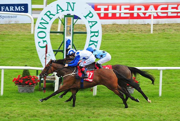 Always Dancing, near side, prevails from Breezolini