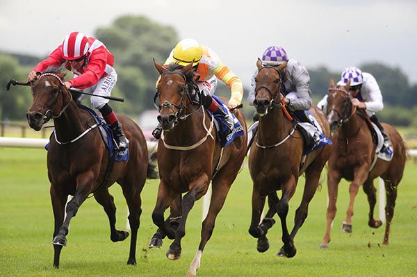 Blue Uluru and Colin Keane (right)