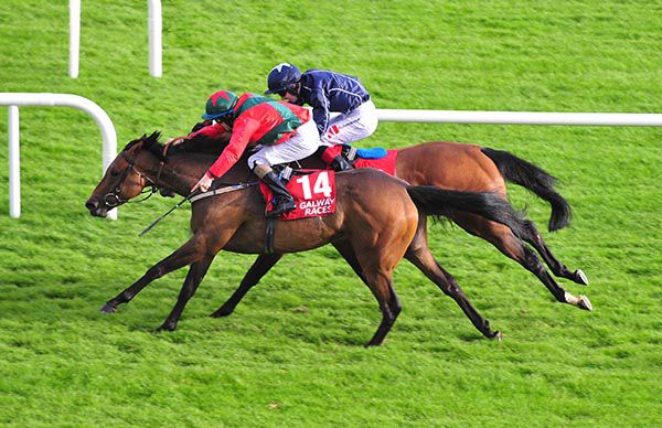 Dinky Inty gets up to score