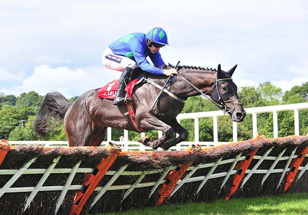 Coquin Mans jumps the last under Ruby Walsh