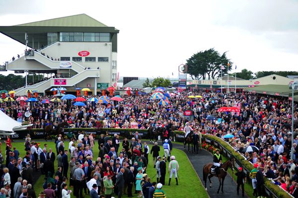 Packed enclosure at Galway Racecourse