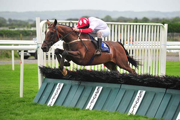 Benkei and Barry Cash pictured on their way to victory