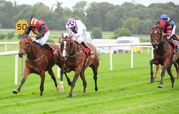 Empress Lyla (left), and Gary Carroll, beat Dochasach