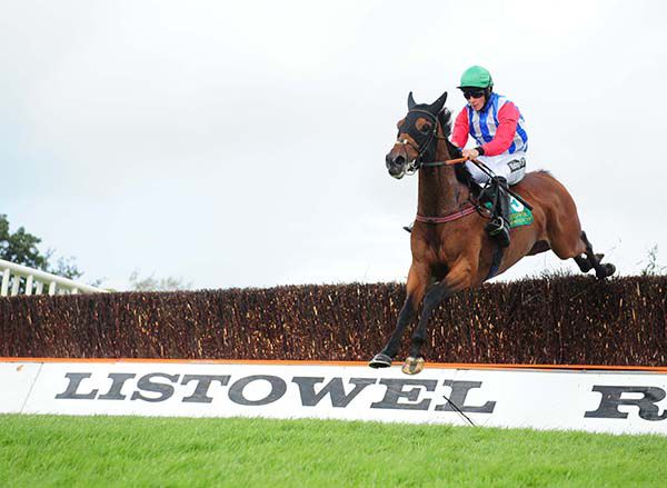 Miss Eyecatcher clears the last under David Mullins