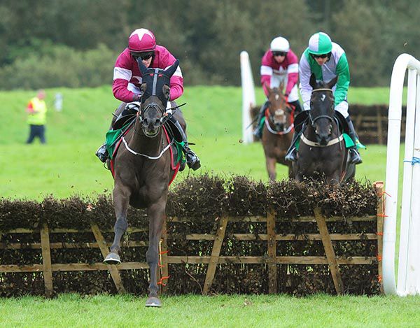 Morgan and Chris Meehan are clear at the last