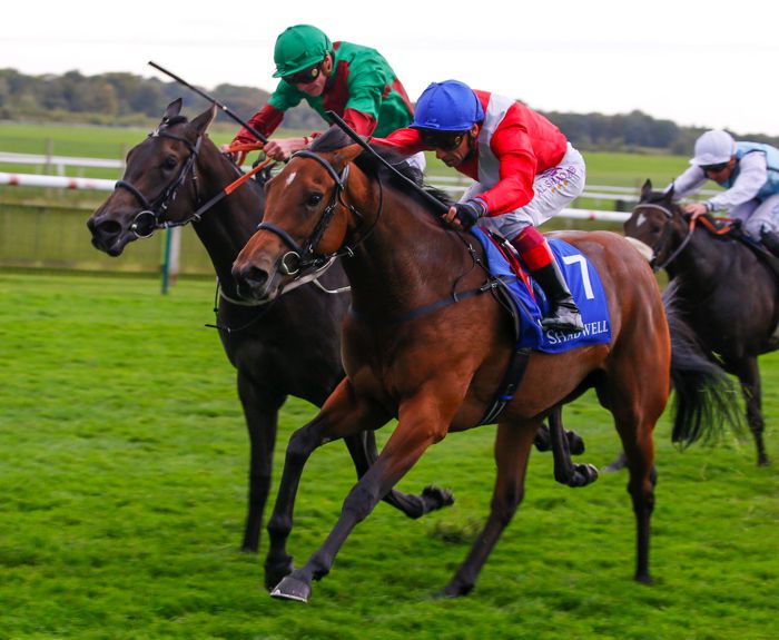 Juliet Capulet (No.7) and Frankie Dettori