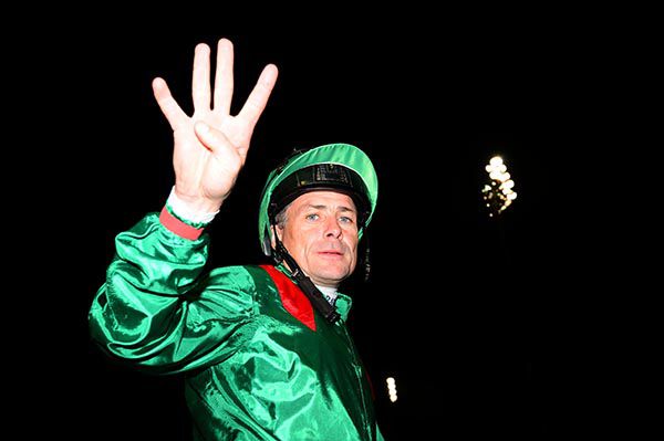 Pat Smullen after a great night at Dundalk when he rode a 4-timer in October 2017