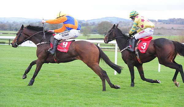 Artic Pearl leads on the run-in