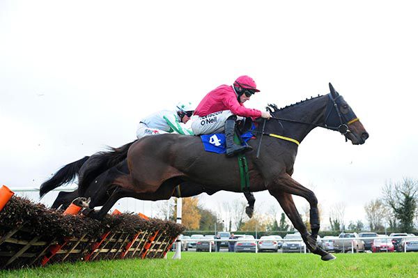 Monksland and Sean Flanagan in winning action at Thurles