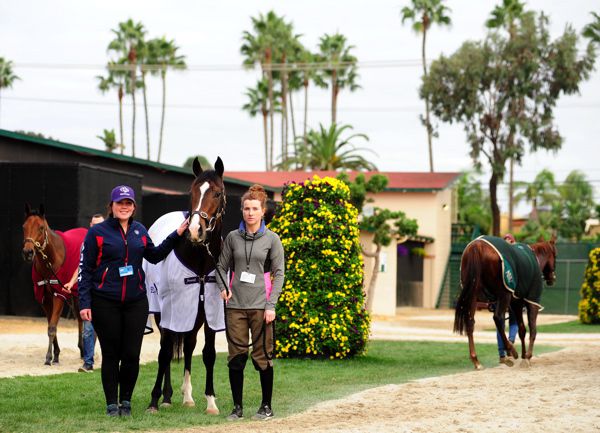 Beckford at Del Mar last year