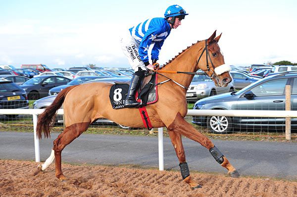 Suitor heading to the start