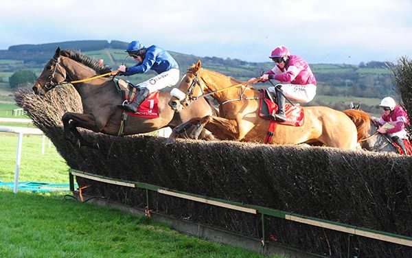 The West's Awake (Andrew Lynch) heads for victory over Woods Well (Jack Kennedy) 