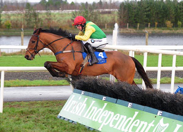 Beyond The Law and Bryan Cooper pictured on their way to victory