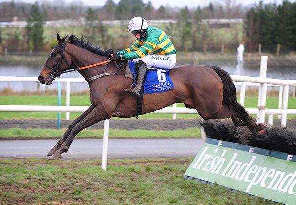 Off You Go and Donal McInerney clear the last