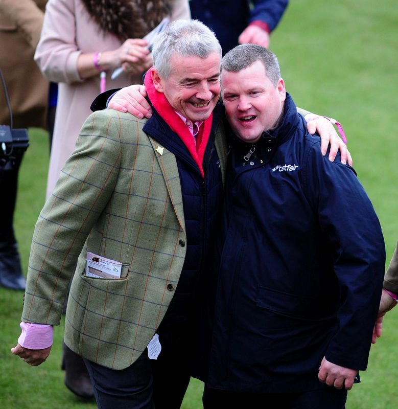 Gordon Elliott with Michael O'Leary