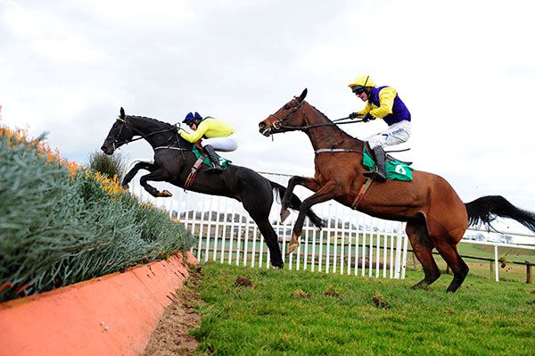 Timewaitsfornoone (Mark O'Hare) leads from He Knows My Name (Noel McParlan)