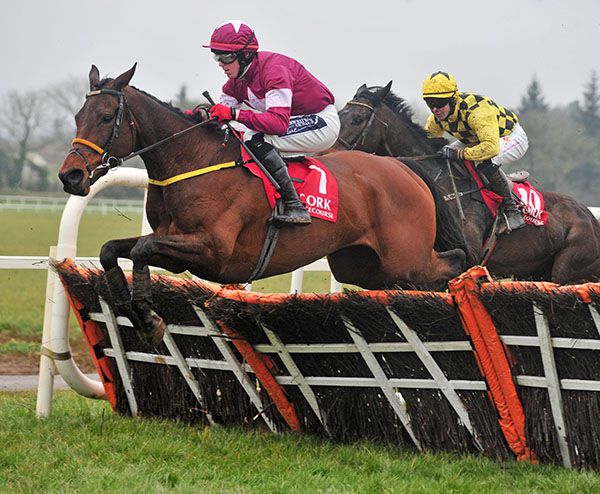 Stoneford and Keith Donoghue pictured on their way to victory