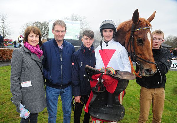 Michael O'Sullivan with his family