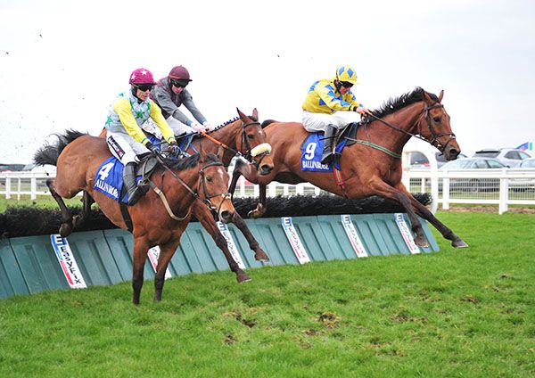 Seskinane, far side, clears the last en route to victory
