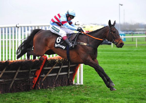 Lalor pictured in action over hurdles 
