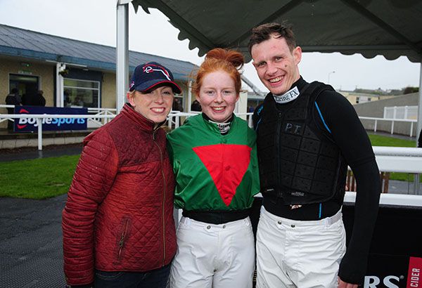 Jody Townend with her sister Caroline and brother Paul