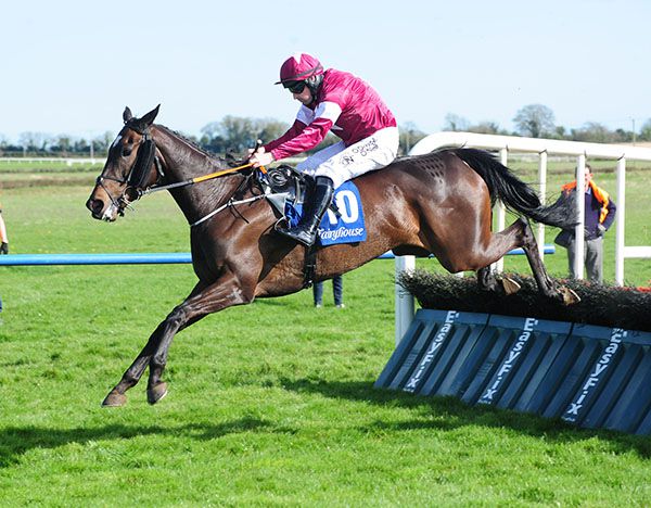 Azua Emery and Sean Flanagan pictured on their way to victory