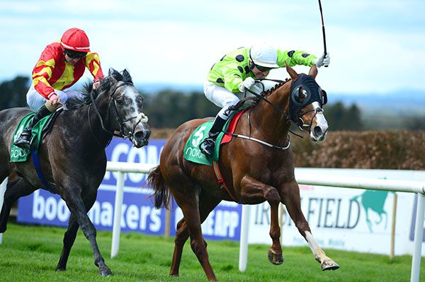 The Broghie Man, far side, sees off Speak In Colours 