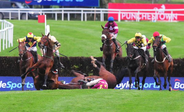 There have been plenty of thrills and spills at Punchestown this week