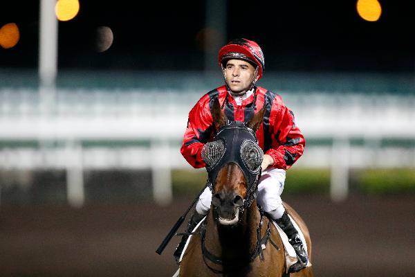 Joao Moreira brought up his 100th win of the season aboard Divine Boy.