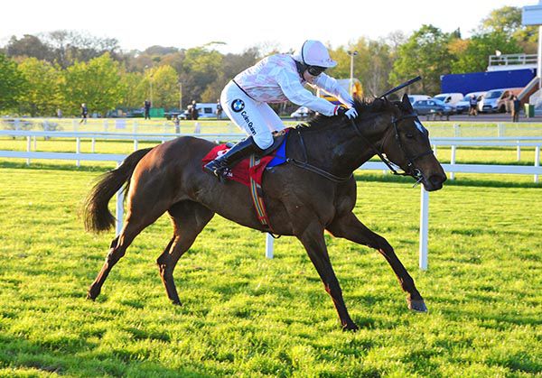 Emily Moon is ridden out by Kate Harrington