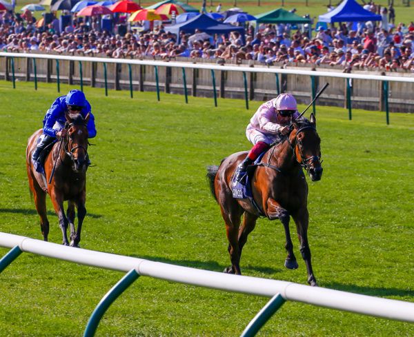 Lah Ti Dar pictured on her way to victory at Newbury earlier this month