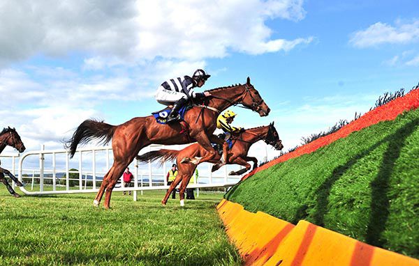 Prince D'Aubrelle and David Mullins pictured on their way to victory