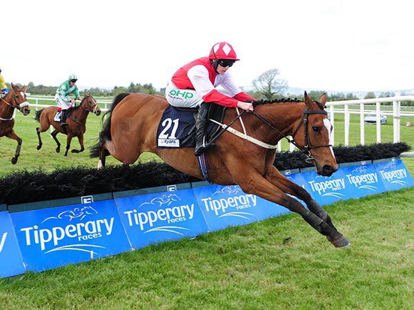 Lord Erskine clears the last under Rachael Blackmore