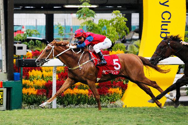 The Golden Age makes all to win at Happy Valley earlier in the season.