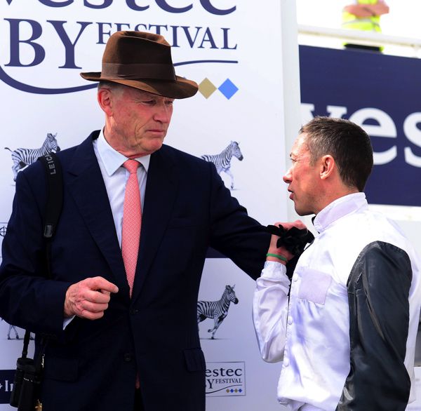              John Gosden with Frankie Dettori
