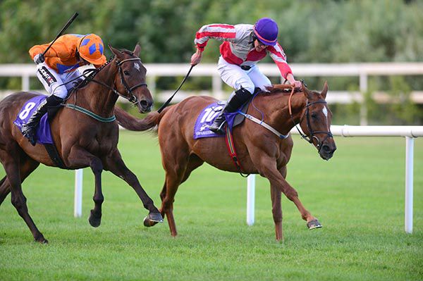 Top Othe Ra (Finny Maguire) battles off Nessun Dorma (Patrick Mullins)