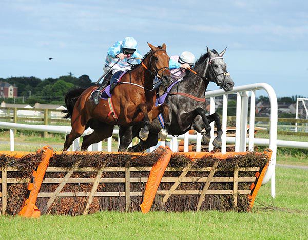 Pallaskenry and Andrew Lynch (left) dispute with Qui Bono 
