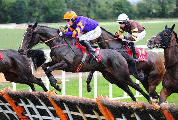 Rolanna and Adam Short pictured on their way to victory
