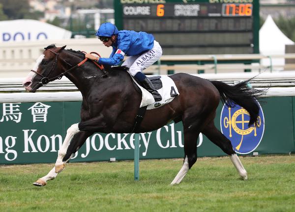 The Andre Fabre-trained Talismanic takes the G3 Prix Gontaut-Biron Hong Kong Jockey Club