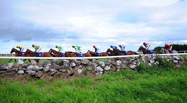 Racing action from Roscommon