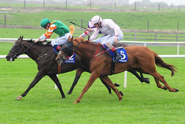 Match My Fire comes to win under Robbie Downey as A Few Bob Short (Killian Leonard) had to give best