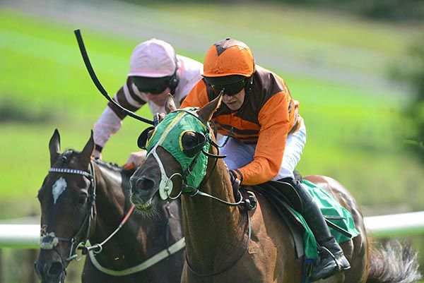 Muroor and Conor Maxwell pictured on their way to victory