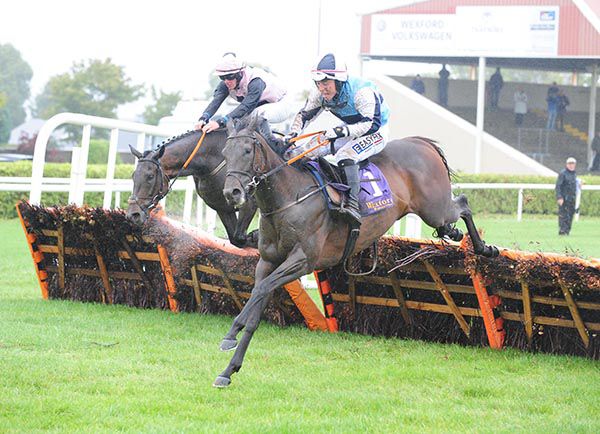 Galtymore makes a slight mistake at the last as Dia Del Sol goes on to score under Evan Daly