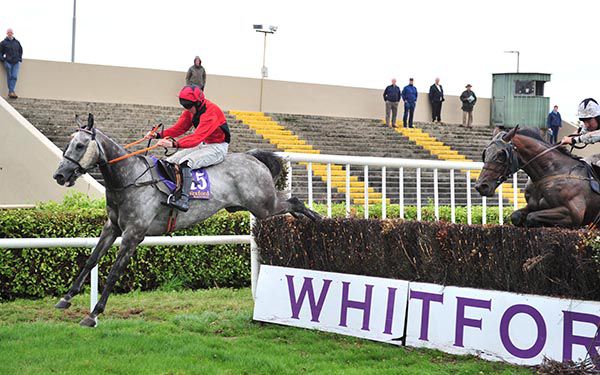 Shanklys Dawn clears the last under Conor Maxwell