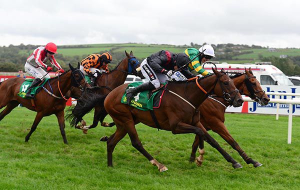 Kuiper Belt (nearest) just holds off Gold Seal before the result was reversed in the Stewards room